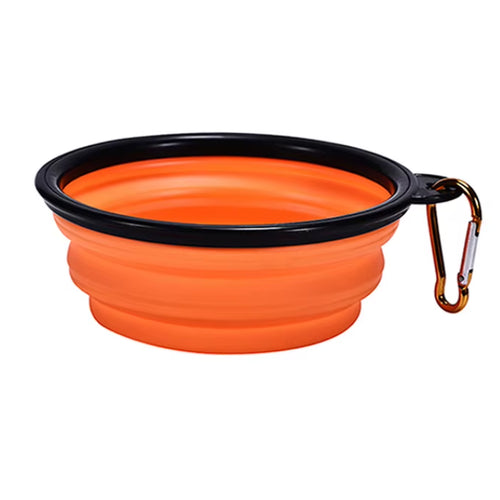 Bol Groomie pliabil pentru căței – 350 ml – culori fashion