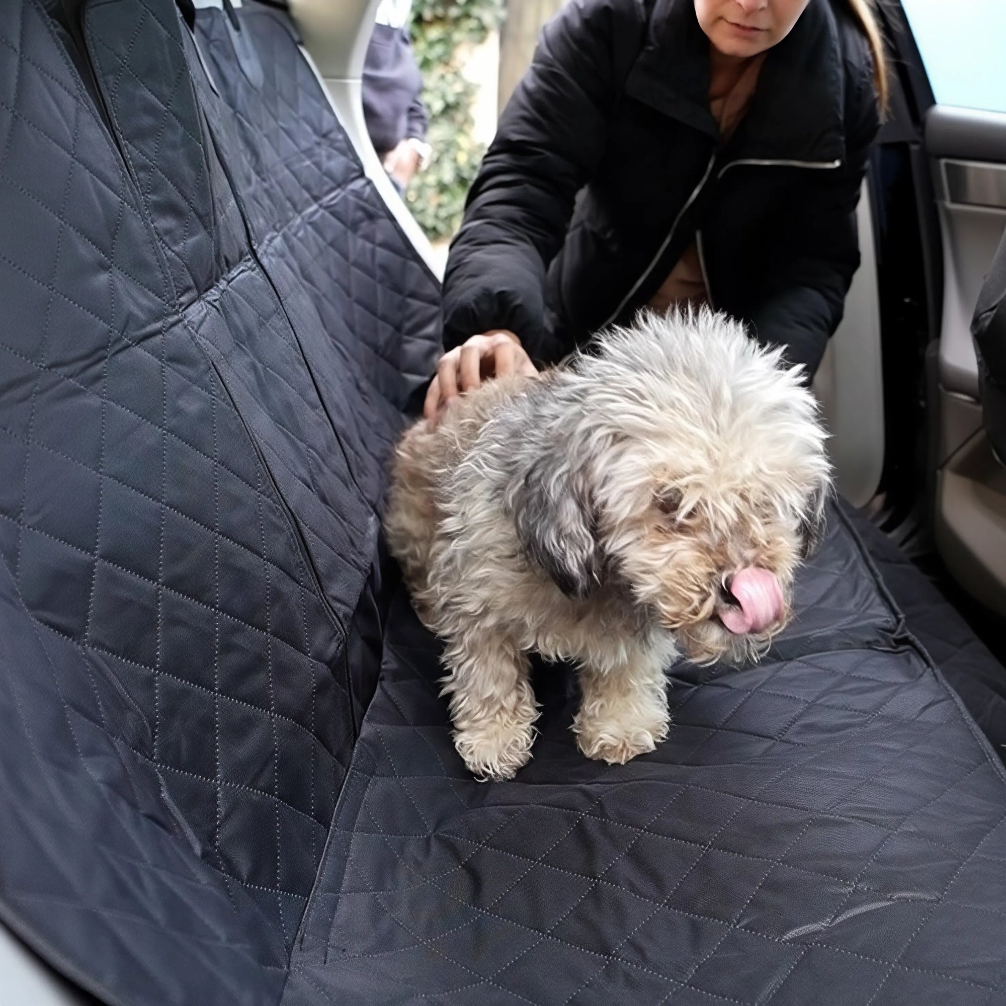 Husă auto universală pentru protecția banchetei și transportul animăluțelor