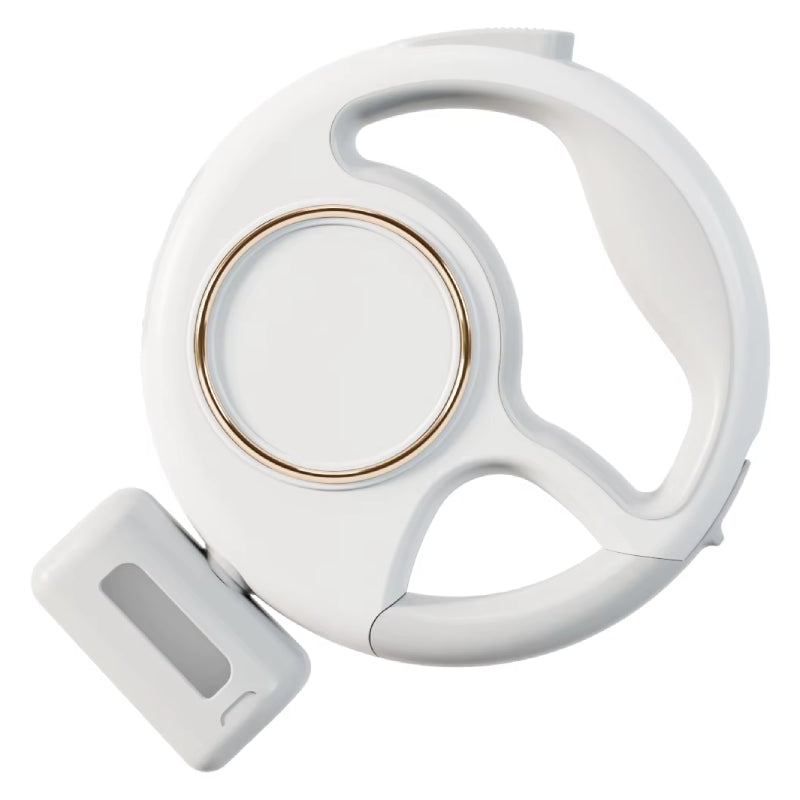 Lesă Groomie Fashion Retractabilă de 3M cu Lanternă LED, Suport pentru Punguțe și Padlock